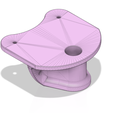 OARLOCK SOCKET side em4_stl-91.png Edge Mount Oarlock Sockets for 3/4 inch 3d print cnc