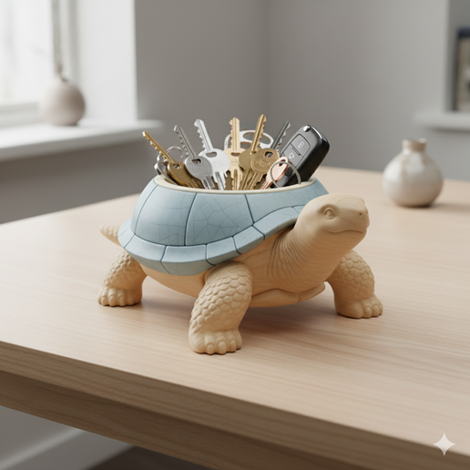 download.png Schildkröten-Schlüsselhalter - dekorativer und funktionaler Organizer für den Eingangsbereich