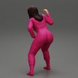 Girl-0005.jpg Beautiful Strong Assertive Woman Fantasy Style 3D Print Model