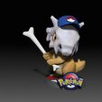 Marowak02.jpg Marowak Baseball version - POKÉMON FIGURINE - 3D PRINT MODEL