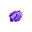 Rotmire_Base_Solid.stl Archivo STL gratuito GRATIS* Zócalo expositor cilíndrico con calavera monstruosa y spacerocks alienígenas.・Idea de impresión 3D para descargar