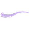 520_Tail-2_Tight v2.stl [3Dino Puzzle] Acrocanthosaurus