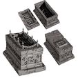 Sarcophagus-2-Mystic-Pigeon-Gaming-4.jpg Sarcophagus With Skeleton Or Secret Stair Case Insert and Two Tops