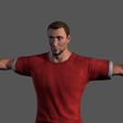 2.jpg Animated Sportsman-Rigged 3d game character Low-poly 3D model