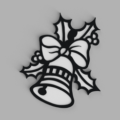 tinker.png Bell with Bow Christmas Ornament Wall Picture Christmas Ornament