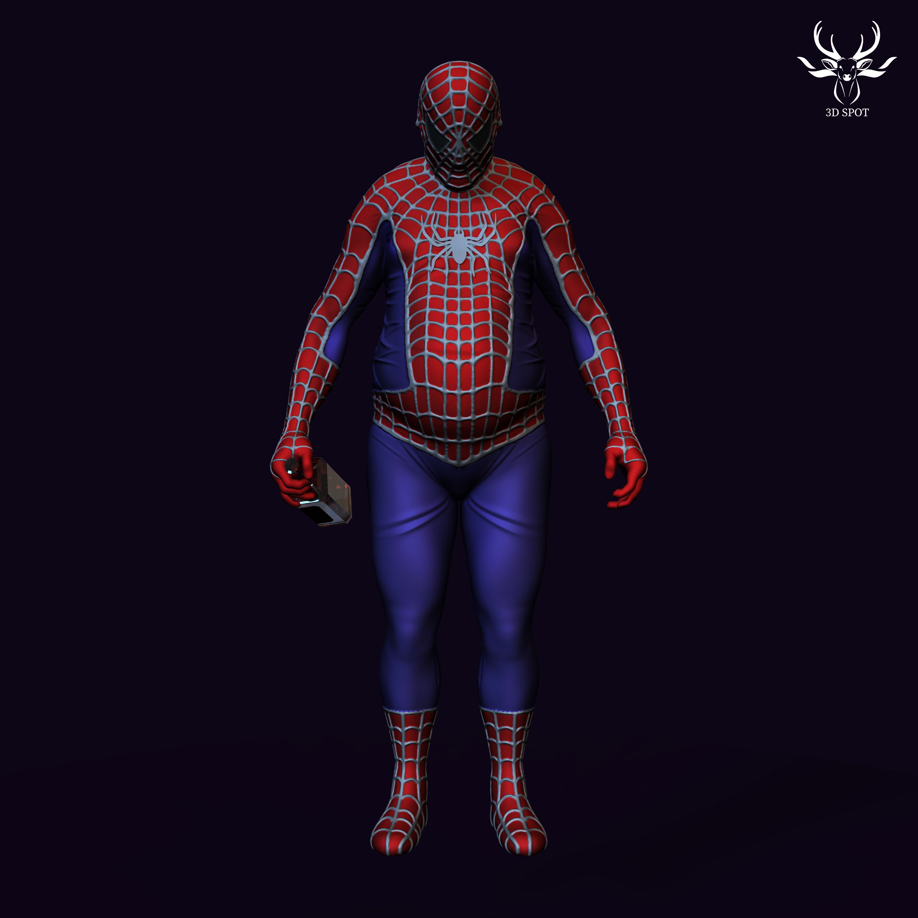 Download STL file SpiderMan:- Work From Home • 3D printable model ・ Cults