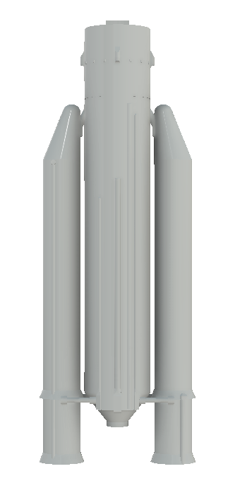 Body.PNG Free STL file Ariane 5 Scale 1:200・3D print design to download, Kmobrain