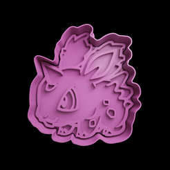 push-diseño.png Fichier 3D gratuit Nidoran ♂ Découpeur de biscuits Gratuit・Modèle à télécharger et à imprimer en 3D