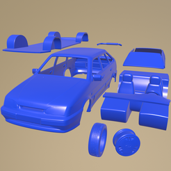 STL file VAZ Lada 2108 1984 PRINTABLE CAR BODY・3D printing idea