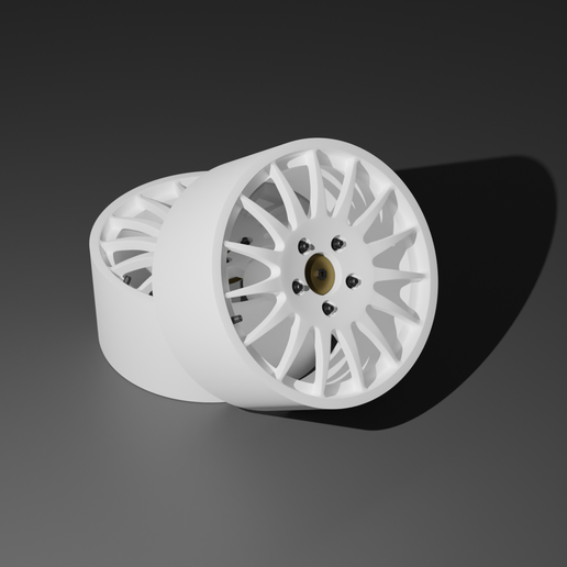 JANTE OZ superturismo wrc POUR MAQUETTE 1/24 1/18 1/12 - 3D model önizlemesi