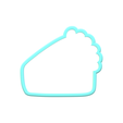 1.png Pie Slice Cookie Cutter | STL File