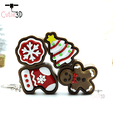 Cutie3D-Christmas Cookie Set Set of Keycap Clicker Keychains_09.png Cutie3D Christmas Cookie Set Set of Keycap Clicker Keychains - Cute Backpack Keychain