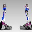 6.jpg DVA OVERWATCH fan art full body model + bust modes
