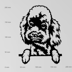 Screenshot-2023-10-01-120752.png STL file Wandtattoo Pudel Hund・3D printable model to download