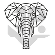 IMAGENES-PARA-CULTS-2_023.png ELEPHANT 2D_ GEOMETRIC ANIMALS_ELEPHANT 2D_GEOMETRIC ANIMALS
