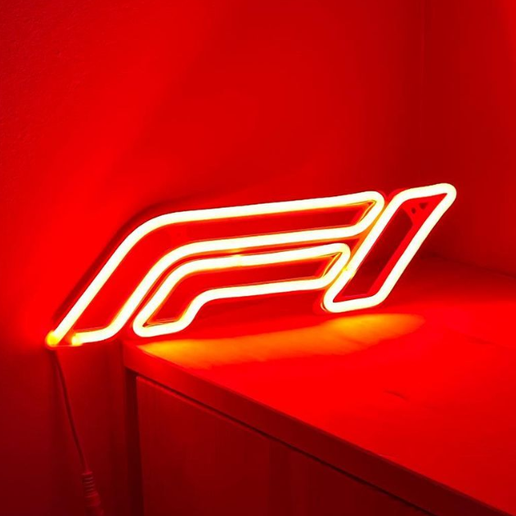 🏠 F1 неоновый светодиод формула 1・Бесплатный бесплатно STL для