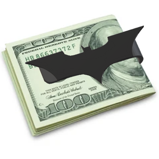 💰 clip pinza porta billetes batman・Archivo STL para ・Cults