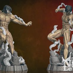 Demon-dRAGON-1.jpg Fichier STL Eren Attack On Titan Imprimable en 3D・Plan à imprimer en 3D à télécharger