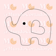 8.png BABY SHOWER ELEPHANT CUTTER AND STAMP - CUTTER