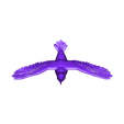 colibri.stl Fichier STL gratuit Oiseau porte-clés mural・Design pour imprimante 3D à télécharger, Rascof
