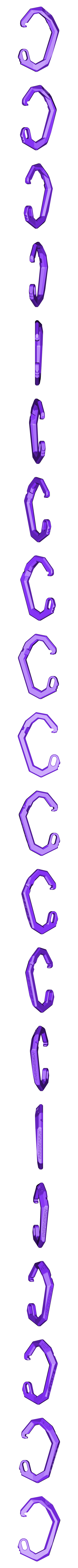 DH010.STL Origami-Karabiner von ddf3d.com