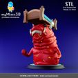 003_Monstruo_Color.jpg Cute Monster under the bed | 3D print models.
