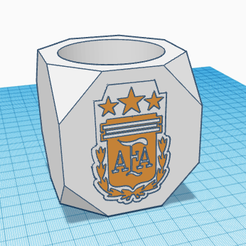 MateAfa2.png STL-Datei Kumpel Afa Argentinien・3D-druckbares Modell zum Herunterladen