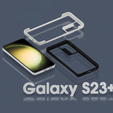 S23-BUMPER-TWO.png STL file Samsung Galaxy s23+ bumper with lens protection (two designs)・3D printer model to download