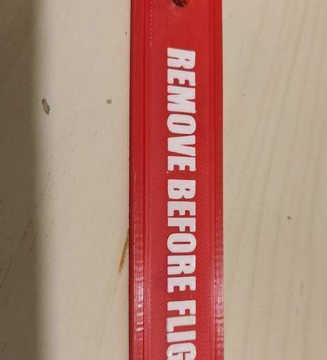🔑 Remove Before Flight Tag・Free STL File for ・Cults