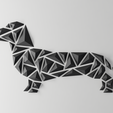 geometric-dog_dachshund.png Geometric dog wall art - “Dachshund style”