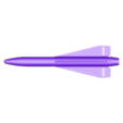 HAWK_MISSILE.stl HAWK Anti Aircraft Missile With Display Stand