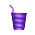 Vase.STL Spiral glass-cup : Spiral glass-cup