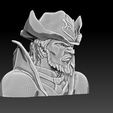 lucian_3.jpg Lucian High Noon skin 3D Printer Model - Wild West Evil Cowboy