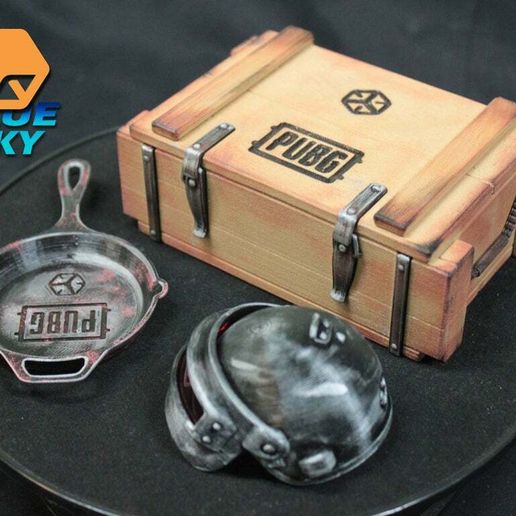 Thingiverse_002.jpg Free STL file PUBG Loot Crate・Model to download and 3D print, BlueSky