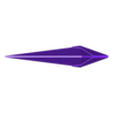 Primordial Jade Winged-Spear Diamond M.stl Genshin Impact - Primordial Jade Winged-Spear