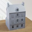Cafe-de-Normandie-3d-printed-tabletop-wargaming-miniature-terrain-28mm-15mm-scales-front-view-rd.jpg Cafe de Normandie - Wargaming Terrain / Modelleisenbahnbau