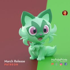 gen-9-long-banner-for-instagram_01-copy.jpg Файл STL Sprigatito - Gen 9 starter Pose 2・Дизайн 3D принтера для загрузки