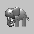 f1.png elephant STL, OBJ