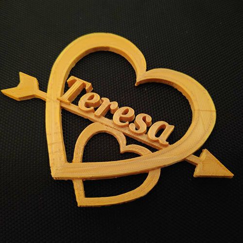 HeartName04.jpg Download STL file Charline • Template to 3D print, merry3d