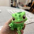 Pokemon Bulbasaur Multicolor Flexi Print-In-Place + figure & keychain