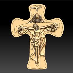 jesus-su035-j1.jpg Fichier STL PENDENTIF CROIX DE JÉSUS・Design pour imprimante 3D à télécharger