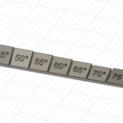 surplomb-1.png Free STL file Overhang test 75° (5° steps)・3D printer model to download