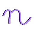 n_linotype_manuscrit_minuscule_alphabet.stl handwritten typography