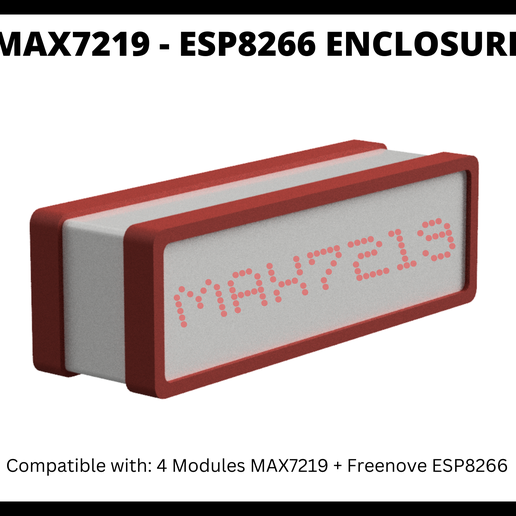 MAX7219-ENCLOSURE.png Gehäuse für MAX7219 und ESP8266
