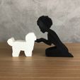 WhatsApp-Image-2023-01-10-at-13.42.42-1.jpeg Girl and her Shih tzu (afro hair) for 3D printer or laser cut