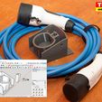 Typ2-Halter-Geneigte-Variante-2.jpg EV charge plug holder / Type2 holder Inclined version