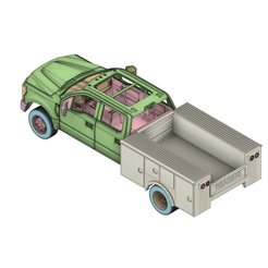 Ford_Muster-v69.png STL file Service body 1/24 dually wheel short version・3D printable design to download