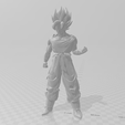 2.png Goku Battle Damage 3D Model