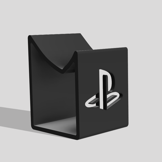 DUALSENSE STAND MINIMALIST BEST FIT V4 - 3D model önizlemesi