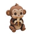 Cute-Monkey-Eating-Banana---STL-and-GLB-File-for-3D-Printing---Cartoon-Monkey-Fig-4.png Macaco giro a comer banana - Ficheiro STL e GLB para impressão 3D - Estatueta de macaco dos desenhos animados com banana